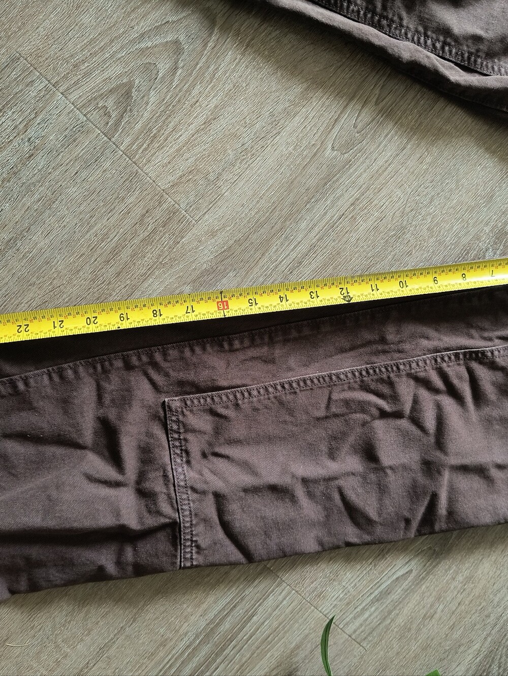 Arizona Jean Company Women's Highest Rise Carpenter Jeans Brown Size 0 Denim - Picture 7 of 7
